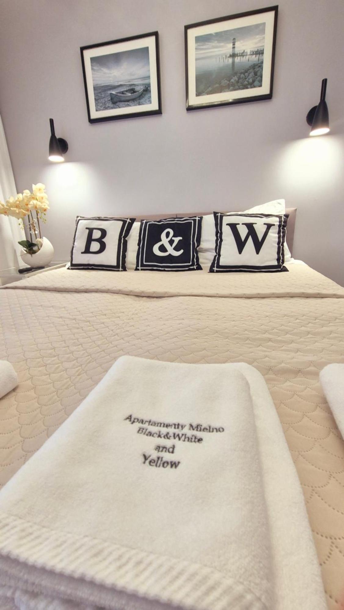 Apartament Black-White Mielno  Bilik gambar